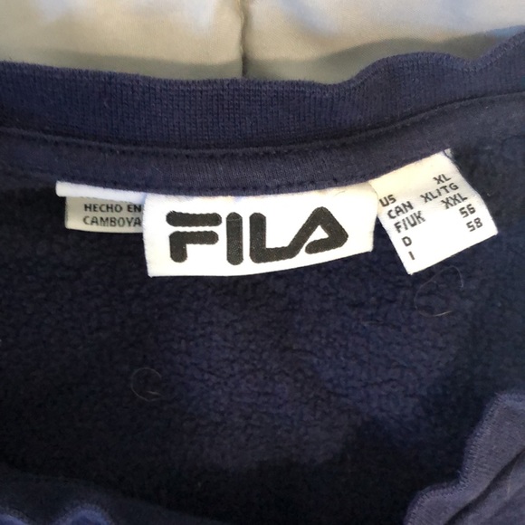 Blue and purple Fila crewneck - Picture 2 of 5